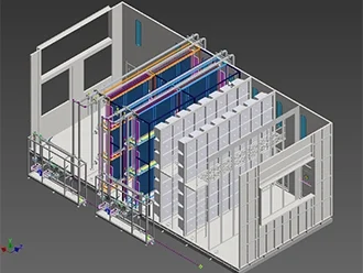 3D Model of Recirculating Air Conditioning System