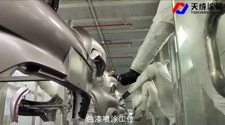 Basecoat Spraying Station