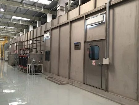 Rinse Section Booth Structure