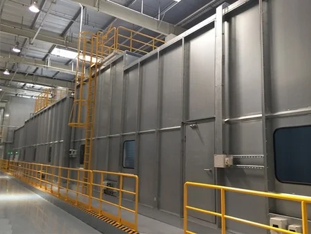 Dust Prevention Section Booth Structure