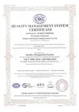 ISO9001:2015 Quality Management System Standard Certification