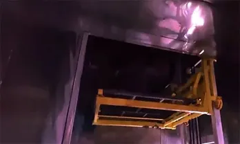 Moisture Blow-Off Entry Elevator and Exit Elevator