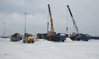 December 12, 2017: Project start, unloading the container